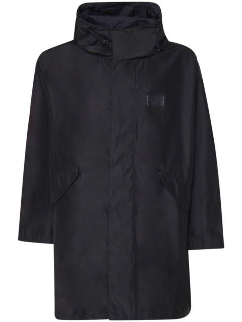 Dolce & Gabbana logo-plaque parka