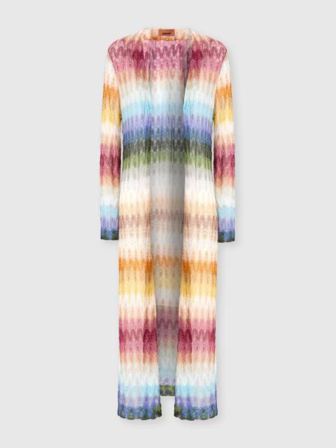 Missoni Long cardigan with dégradé wave motif