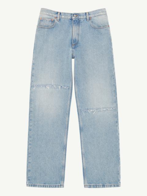 MM6 Maison Margiela Blue denim trousers
