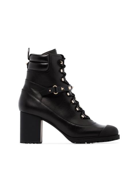 Valentino Rockstud 80mm chunky boots