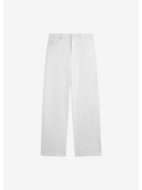 The Frankie Shop Nelton Barrel Leg Jeans - White