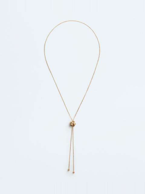 Bottega Veneta Knot Sliding Necklace