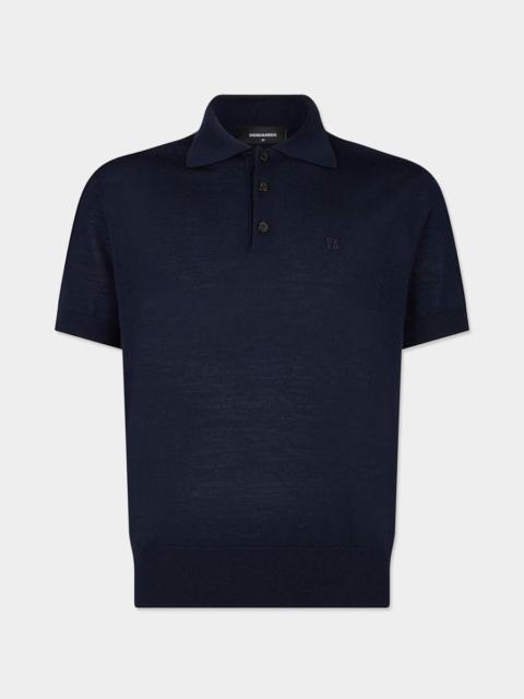 DSQUARED2 D2 UPSIDE DOWN POLO