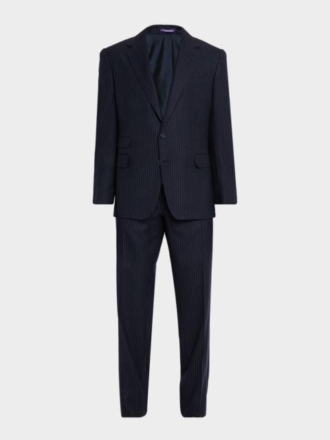 Ralph Lauren Men's Gregory Hand-Tailored Stripe Wool Suit