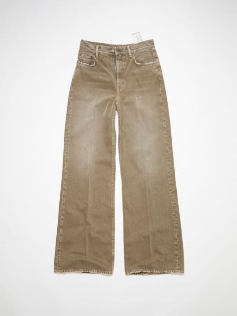 Relaxed fit jeans -2022F - Beige