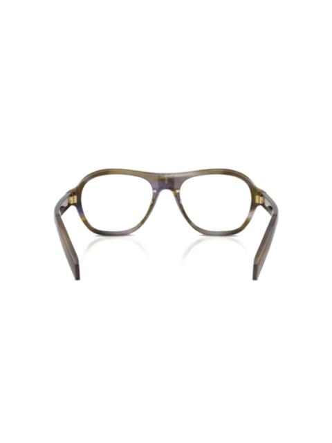 Prada clear-lense glasses