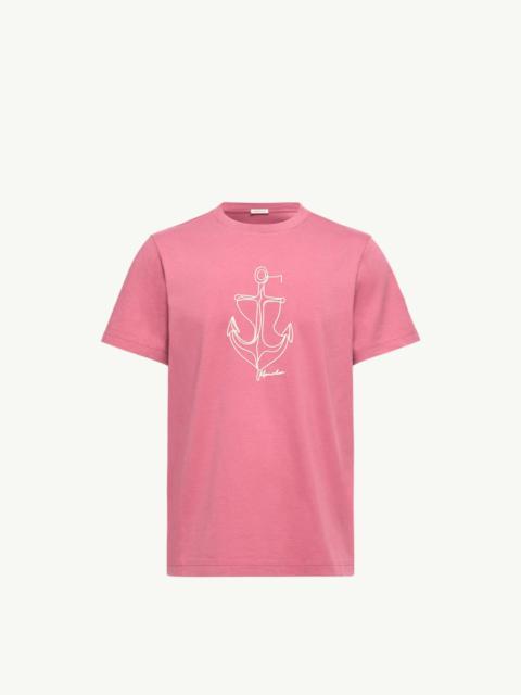 Moncler Embroidered Cotton T-Shirt