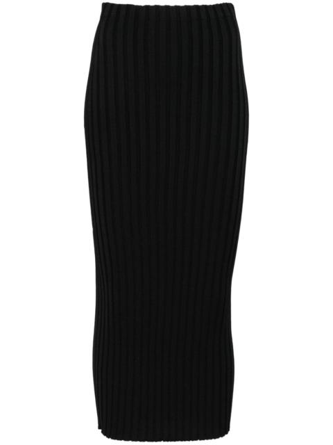 FABIANA FILIPPI ribbed-knit skirt