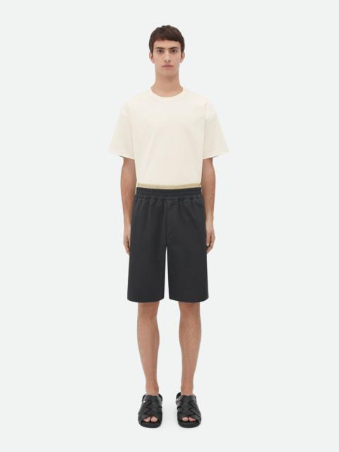 Bottega Veneta Light Cotton Twill Shorts