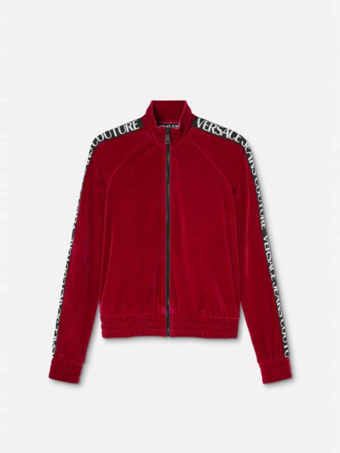 VERSACE JEANS COUTURE Logo Velvet Jacket