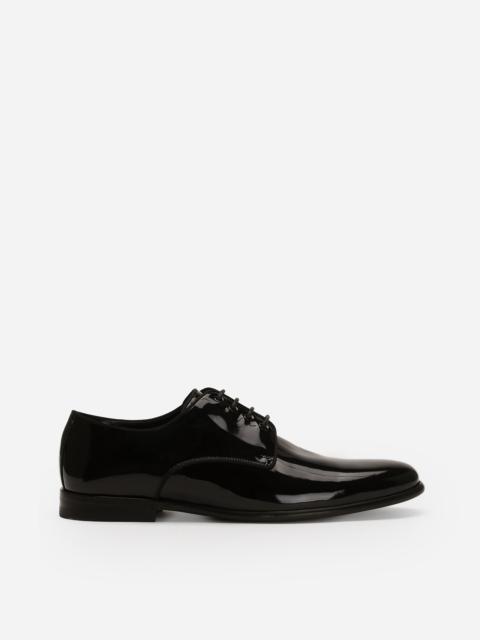 Patent leather Derby shoes