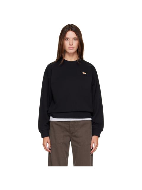 Maison Kitsuné Black Baby Fox Comfort Sweatshirt