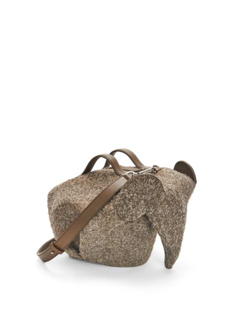 Large Elephant bag in brushed suede