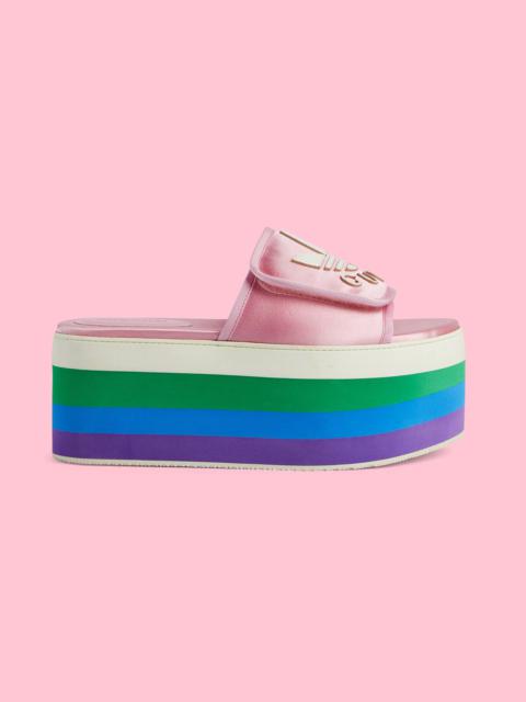 adidas x Gucci women's platform sandal