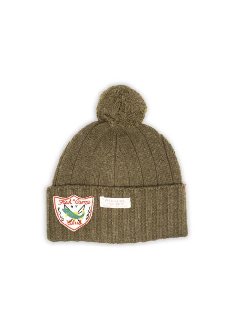 Polo Ralph Lauren Expedition ribbed pom-pom beanie hat