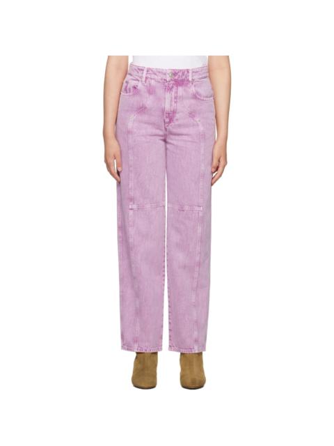 Isabel Marant Étoile Pink Valeria Jeans