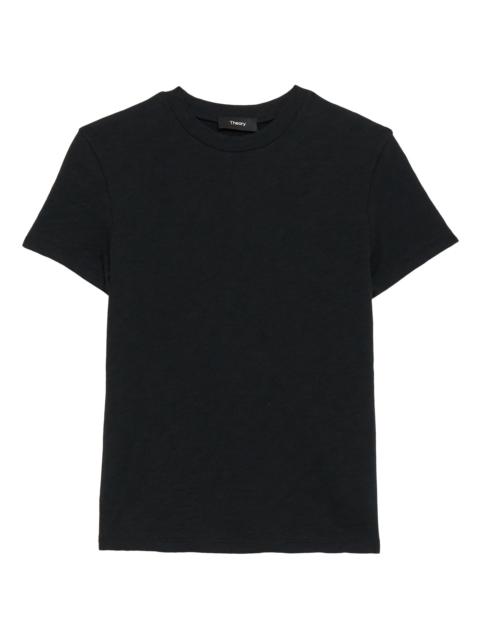 Theory Women's Tiny Tee Fitted Cotton T-Shirt - Black