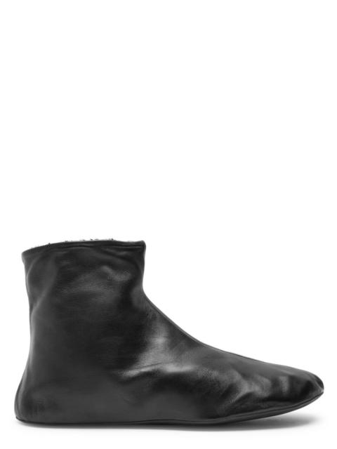 The Row Stella Shearling-lined Leather Ankle Boots