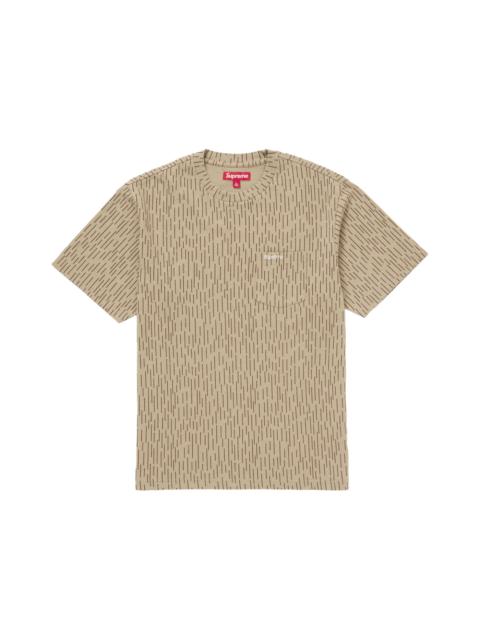 Supreme S/S Pocket Tee (FW24) Tan Raindrop