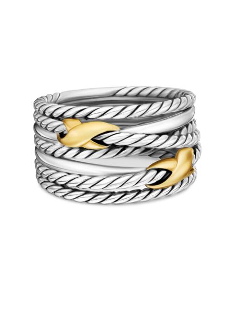 DAVID YURMAN Women's Double X Crossover Ring in Sterling Silver - Silver