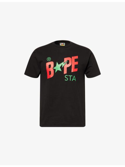 A BATHING APE® Star Graphic-Print Cotton T-Shirt