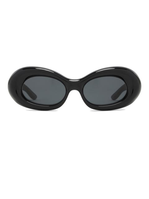 SAINT LAURENT Vintage Logo Plump Oval Sunglasses