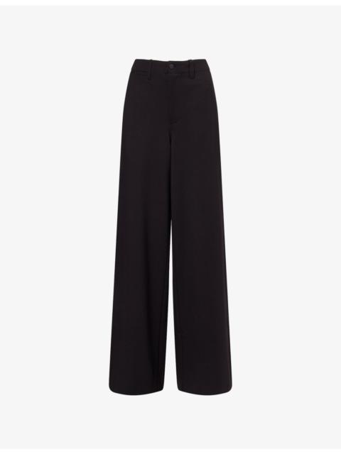rag & bone Sofie Ponte Straight-Leg Stretch-Woven Trousers