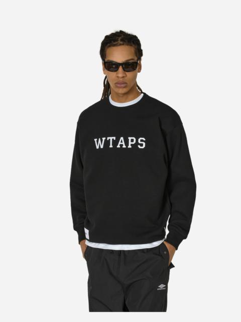 WTAPS Academy Crewneck Sweatshirt Black