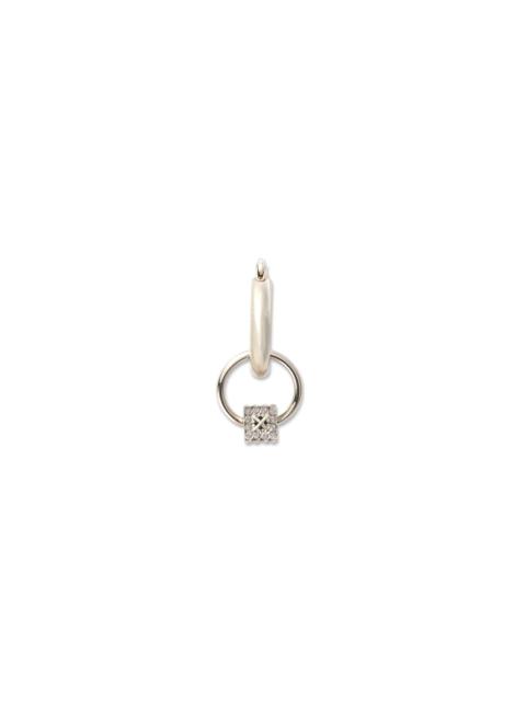 Off-White Mini Dice Mono Hoop Earring
