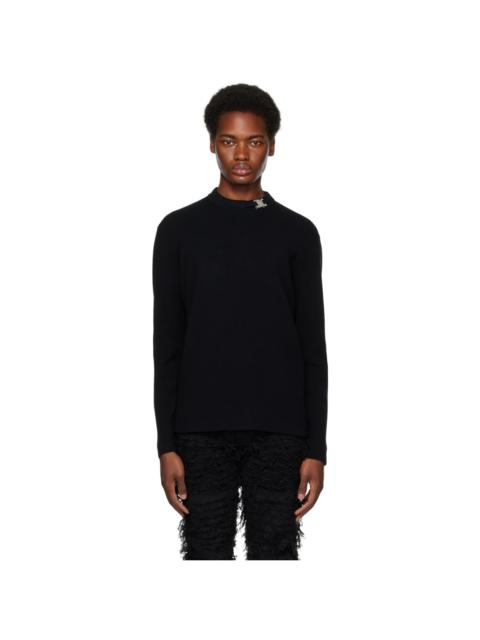 1017 ALYX 9SM Black Buckle Sweater