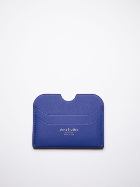 Acne Studios Leather card holder - Blue