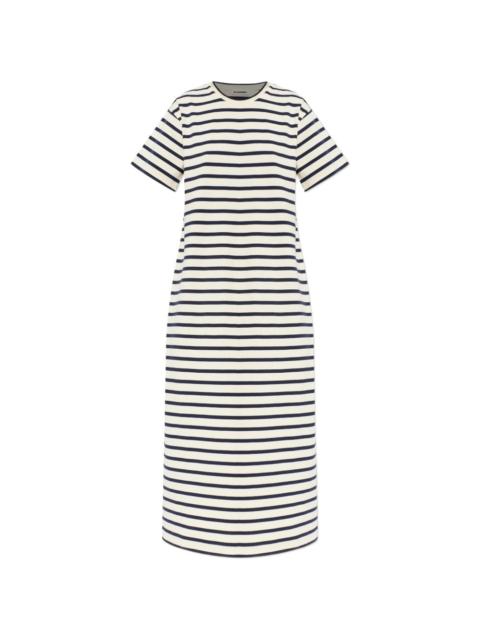 Jil Sander striped maxi dress