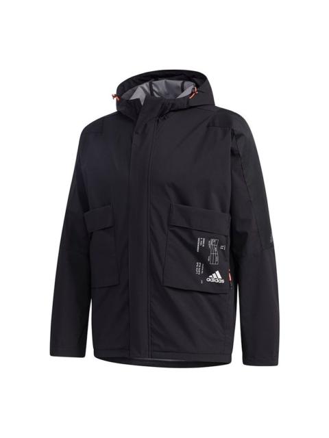 adidas adidas Sports Training Hooded Jacket Black FT6633