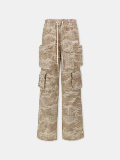 AMIRI CAMO DRAWSTRING CARGO PANT