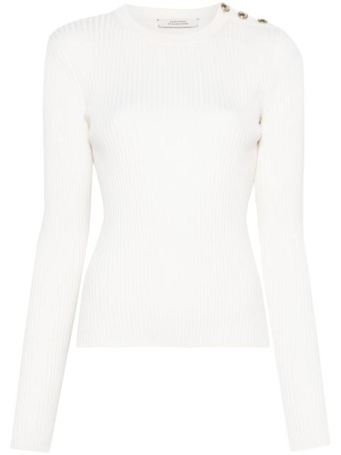 DOROTHEE SCHUMACHER buttoned-shoulder sweater