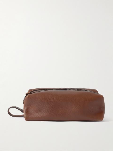 Bleu de Chauffe Zazou Full-Grain Leather Wash Bag