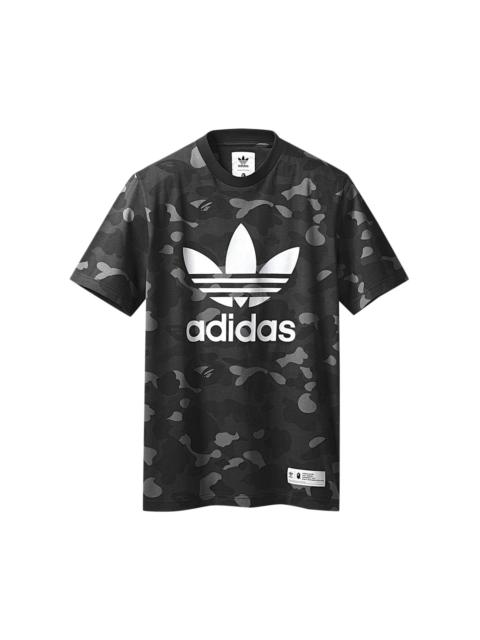 A BATHING APE® BAPE x adidas adicolor T-Shirt 'Raw Red
