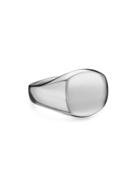 DAVID YURMAN Men's Streamline Pinky Ring in Sterling Silver, 13MM - Silver