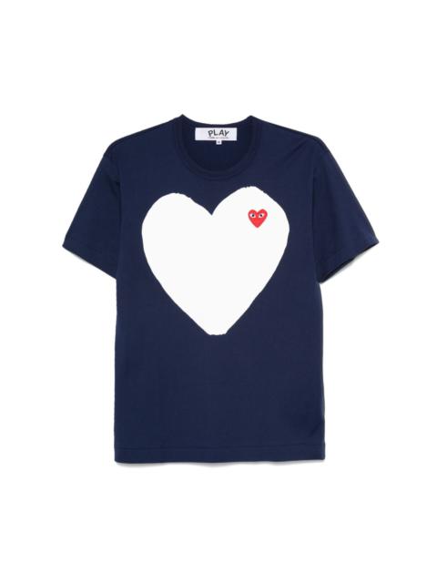 heart-patch T-shirt