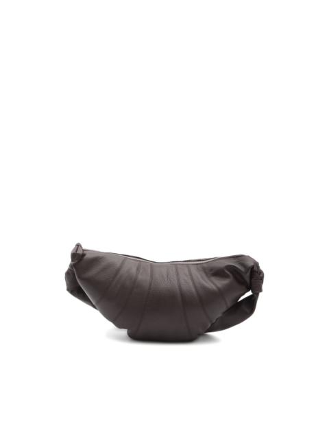 Lemaire medium stitched grained croissant bag