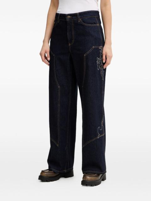 Zadig & Voltaire embroidery jeans