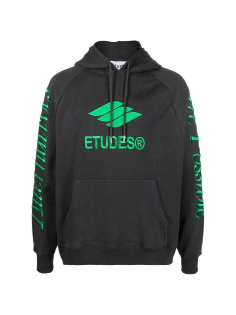 Étude Racing Eco logo-embroidered hoodie