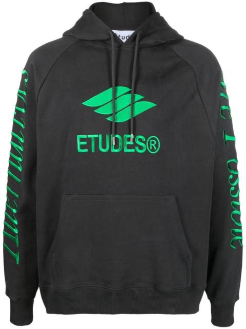 Racing Eco logo-embroidered hoodie