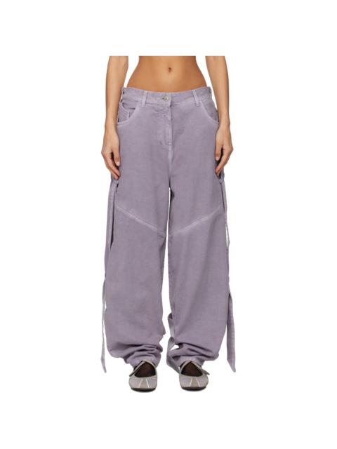 THE ATTICO Purple Long Jeans