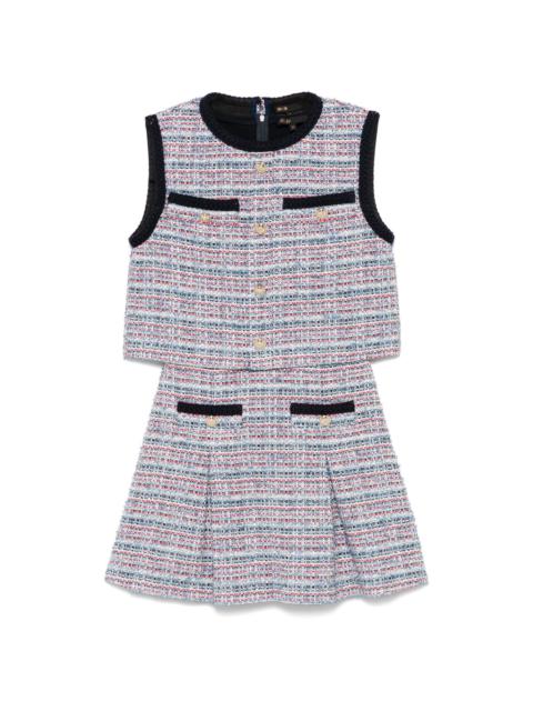 maje tweed mini dress