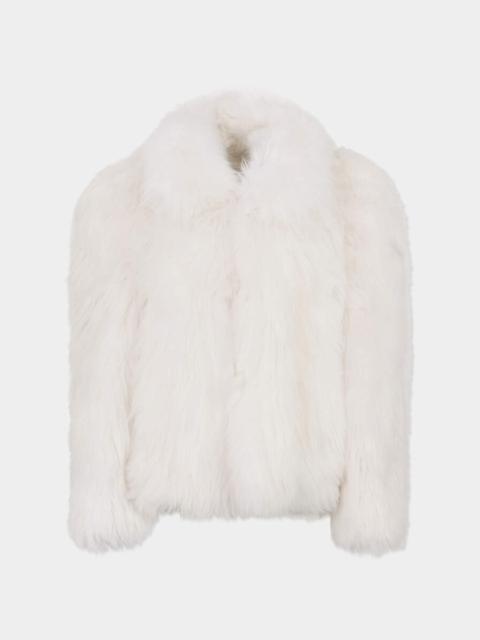 DSQUARED2 LONG HAIRED SHEARLING COAT