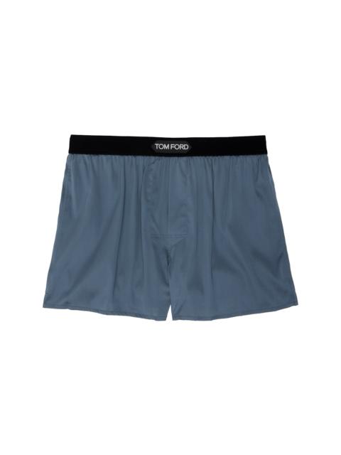 TOM FORD Gray Silk Boxers