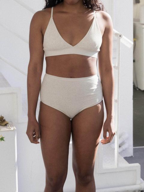 BASERANGE Highwaist Bell Pants - Ecovero Nettle