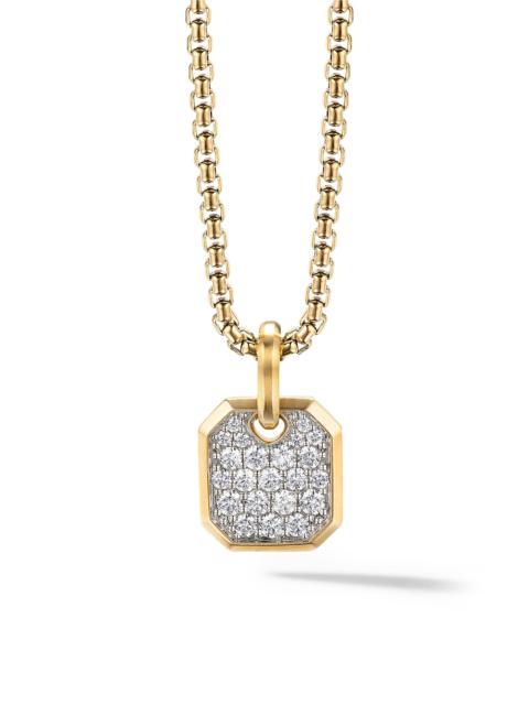 DAVID YURMAN Men's Roman Amulet in 18K Yellow Gold - Diamond