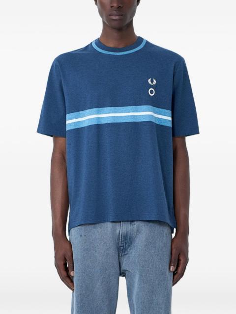 Fred Perry logo-embroidery crew neck T-shirt